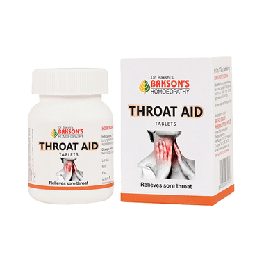Bakson's Homeopathy Throat Aid Tablet