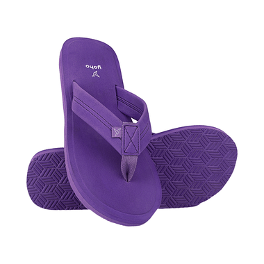 Yoho Lifestyle Ortho Soft Comfortable And Stylish Flip Flop Slippers For Women Lavender Purple 8