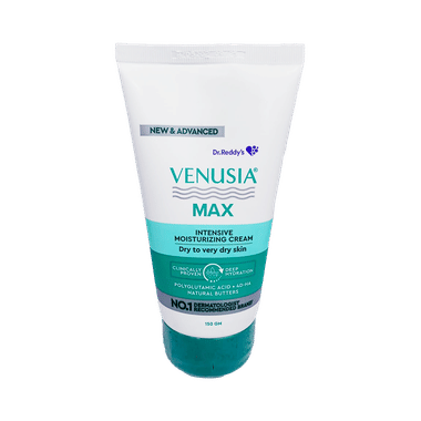 Venusia Max Intensive Moisturizing Cream | Face Care Product for Dry & Very Dry Skin | Repairs the Skin