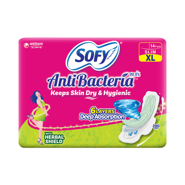 Sofy Anti Bacteria Sanitary Pads XL