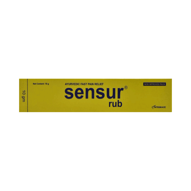 Sensur Ayurvedic Rub Ointment For Fast Pain Relief