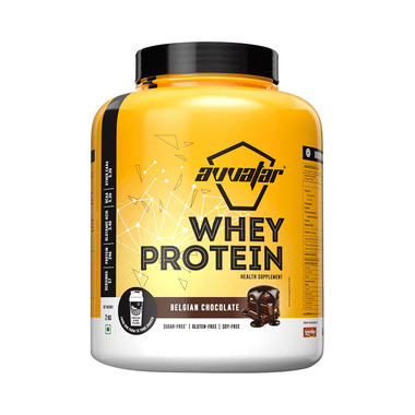 Avvatar Absolute 100% Whey Protein Powder Belgian Chocolate Sugar Glutan & Soy Free