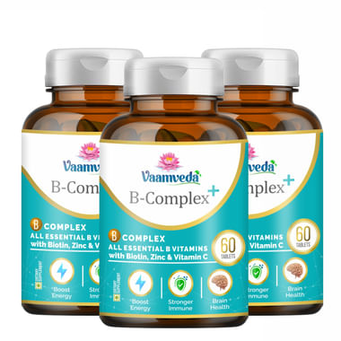 Vaamveda Vitamin B Complex Tablet Supplement (60 Each)