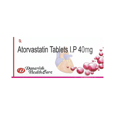 Danavish Atorvastatin 40mg Tablet