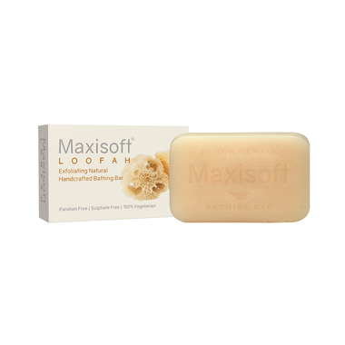 Maxisoft Loofah Exfoliating Bathing Bar (75gm Each)