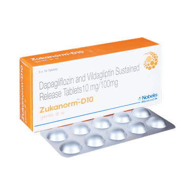 Zukanorm D 10mg/100mg Tablet