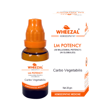 Wheezal Carbo Vegetabilis Globules 0/17 LM