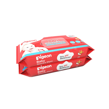 Pigeon Baby Skincare Wipes (72 Each)
