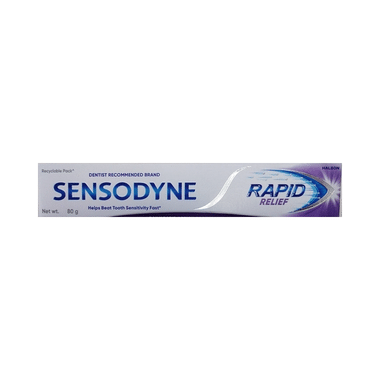 Sensodyne Rapid Relief Sensitive For Healthy Gums & Strong Teeth | Daily Protection Toothpaste