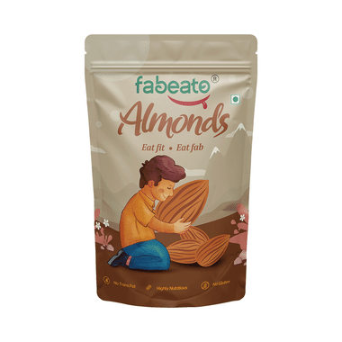 Fabeato Almonds High In Fiber | Protein Snack | Boost Immunity