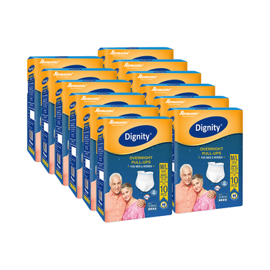 Dignity Overnight Pull-Ups Diaper (10 Each) M-L