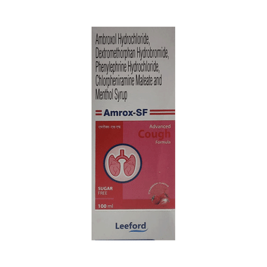 Amrox-SF Syrup Strawberry Sugar Free