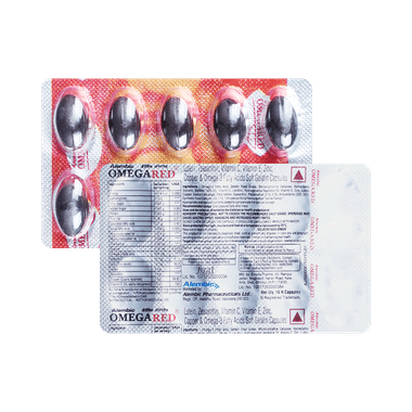 Omegared Soft Gelatin Capsule