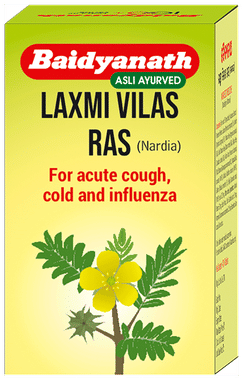Baidyanath Laxmivilas Ras Tablet | For Cough, Cold, Headache & Fever