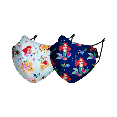Nirvana Disney Face Covering Mask Small Ariel & Princess