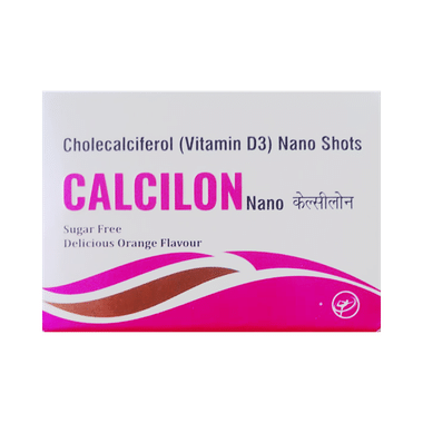 Calcilon Nano Shots (5ml Each) Sugar Free Delicious Orange