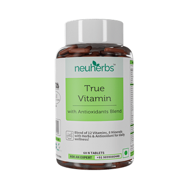 Neuherbs True Vitamin Tablet with Antioxidant Blend | For Immunity & Bone Strength Tablet