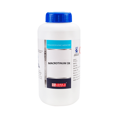 Lord's Macrotinum Trituration Tablet 3X