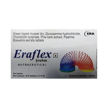 Eraflex Tablet With Glucosamine, Pine Bark Extract & Boswellia Serrata