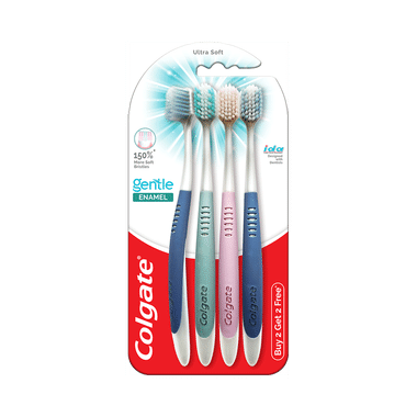 Colgate Gentle Enamel Ultra Soft Toothbrush (Buy 2 Get 2 Free)