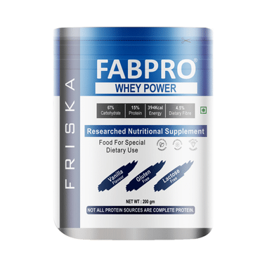 Fabpro Whey Power Powder Vanilla Gluten Free