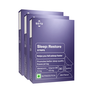 Setu Sleep: Restore Orally-Dissolving Strips (30 Each)
