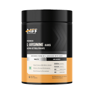 MyFitFuel L-Arginine AAKG Alpha-Ketoglutarate Micronized 2000mg Tablet