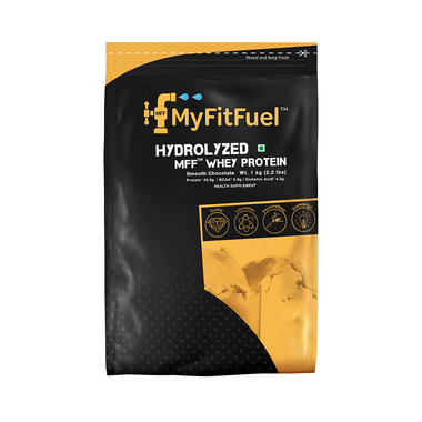 MyFitFuel Hydrolyzed Whey Protein Powder Smooth Chocolate