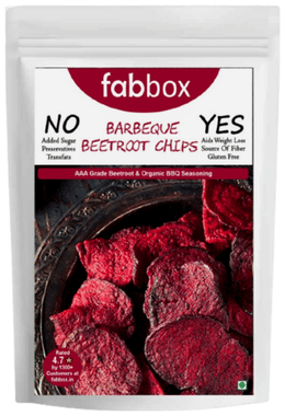 Fabbox Barbeque Beetroot Chips Fabbox Barbeque Beetroot Chips