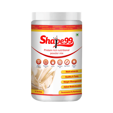 Shape99 Protein Rich Nutritional Powder Mix Rich Vanilla