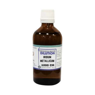 LDD Bioscience Iridium Metallicum Dilution 1000 CH