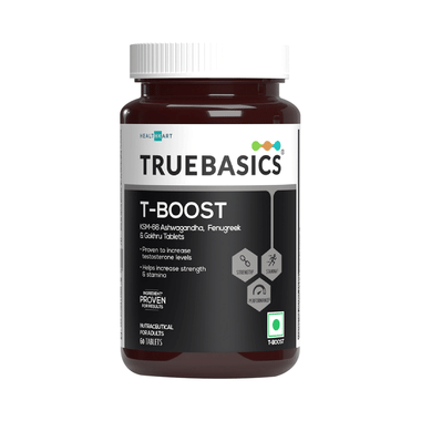 TrueBasics T-Boost Tablet with KSM 66 Ashwagandha | For Energy & Stamina