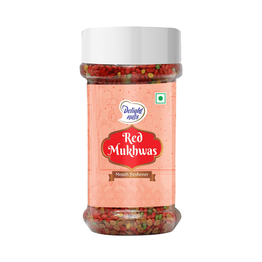 Delight Nuts Red Mukhwas Mouth Freshener