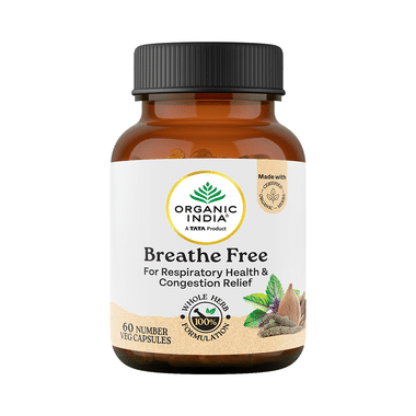 Organic India Breathe Free Veg Capsule
