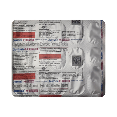 Justoza M 10/500 Tablet ER