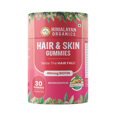 Himalayan Organics Biotin Hair & Skin Gummies