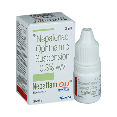 Nepaflam OD Eye Drop BAK Free