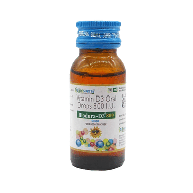 Biodura D3 800 Oral Drops