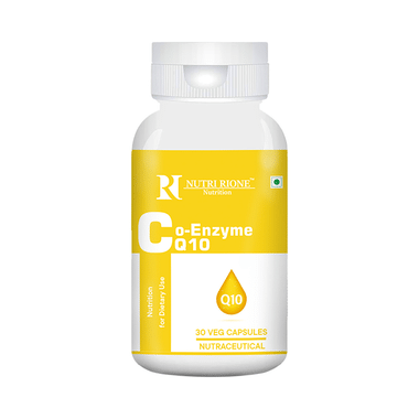 NutriRione Co-Enzyme Q 10 Veg Capsules