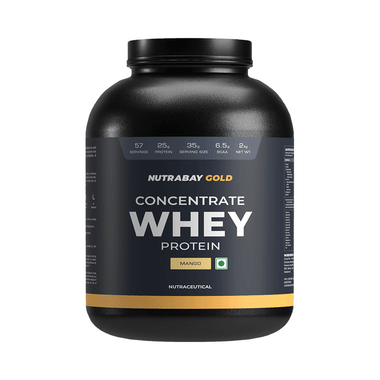 Nutrabay Concentrate Whey Protein Powder Mango