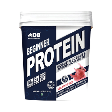 MDB Master Dream Bodies Beginner Protein 14g Whey Concentrate Strawberry