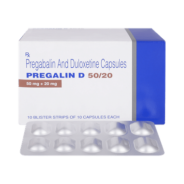 Pregalin D 50mg/20mg Capsule