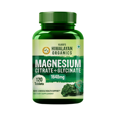 Vlado's Himalayan Organics Magnesium Citrate + Glycinate Tablet