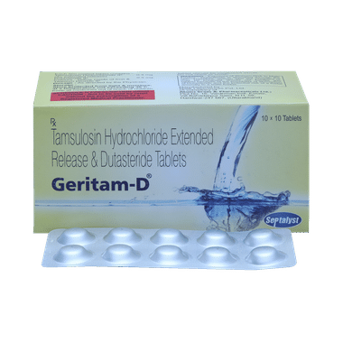 Geritam D 0.4mg/0.5mg Tablet