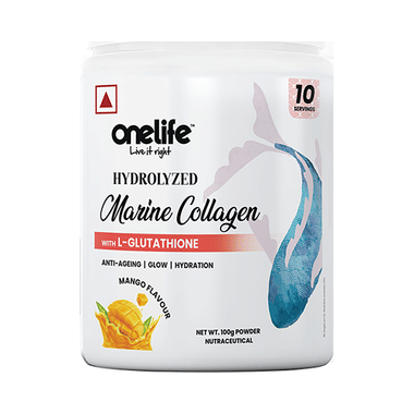 OneLife Hydrolyzed Marine Collagen Powder Mango