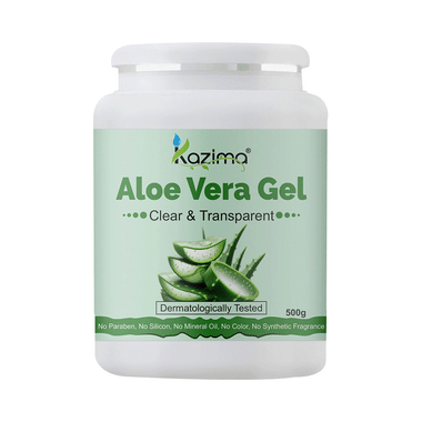 Kazima Pure Aloe Vera Gel For Skin And Hair | Hydrates, Moisturizes & Soothes Irritated Skin