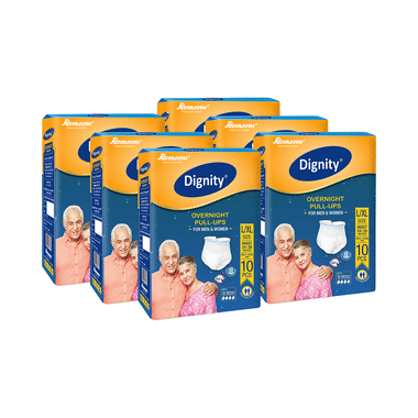 Dignity Overnight Pull-Ups Diaper (10 Each) L-XL