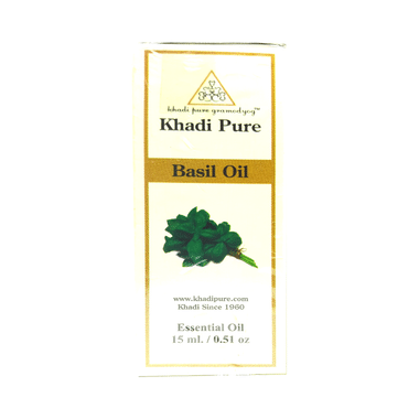 Khadi Pure Basil Essential Oil