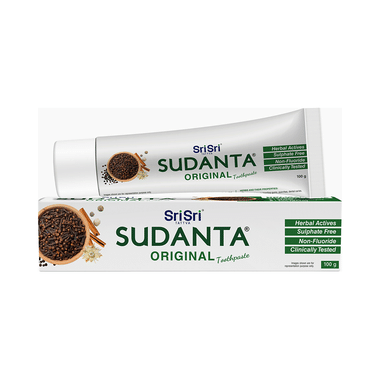 Sri Sri Tattva Sudanta Toothpaste | Non-Fluoride & 100% Vegetarian