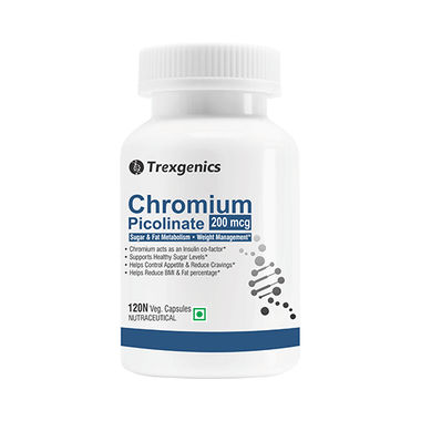 Trexgenics Chromium Picolinate 200mcg Veg Capsule